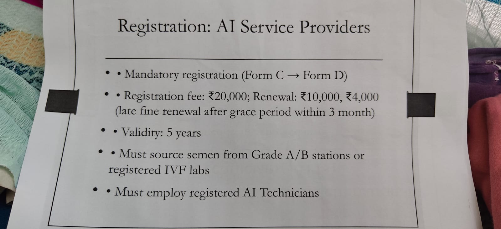 Registration: AI Service Providers